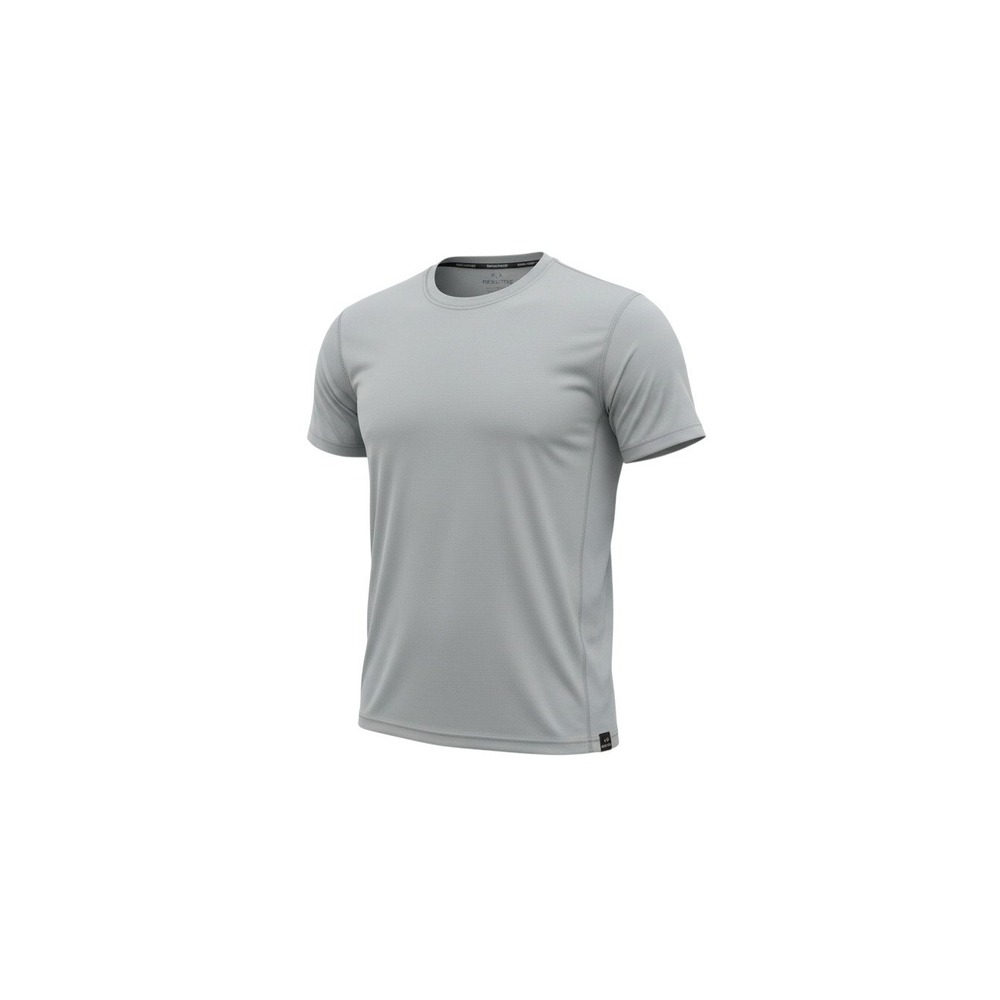 Realtree Fishing T-Shirt Mens Small Gray Short Sleeve Performance Mesh Tee